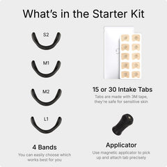 Breathing Magnetic Nasal Strip Starter Kit and 15 Day Supply Extra Strength