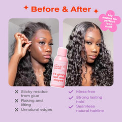 Lace Melting Spray for Ashy Lace - Sweat-Proof & Slay-Proof Haircare Spray 4.2 FL OZ 120 ML