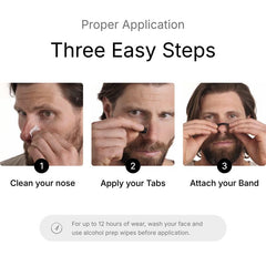 Breathing Magnetic Nasal Strip Starter Kit and 15 Day Supply Extra Strength