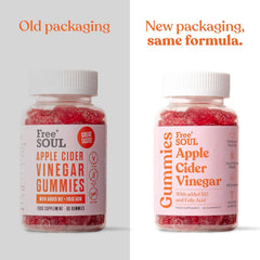 Enhanced with Vitamin B12 & Folic Acid | 60 Vegan ACV Capsules with Pomegranate & Beetroot Powder | Natural Ingredients by Free Soul
