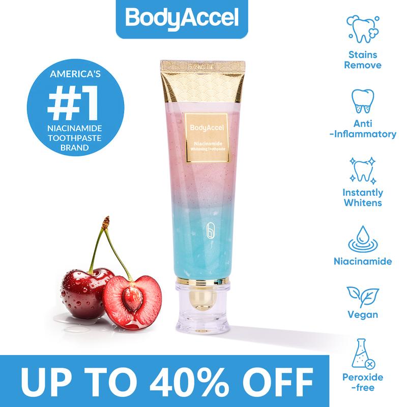 【Tripel Whitening & Tooth stain removal】Niacinamide Whitening Toothpaste-max
