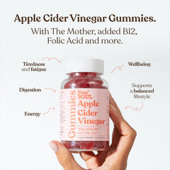 Enhanced with Vitamin B12 & Folic Acid | 60 Vegan ACV Capsules with Pomegranate & Beetroot Powder | Natural Ingredients by Free Soul