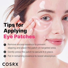 Eye Mask, Peptide Collagen Hydrogel Eye Patch for Puffy Eyes and Dark Circles, 60 Under Eye Patches, Korean Skin Care